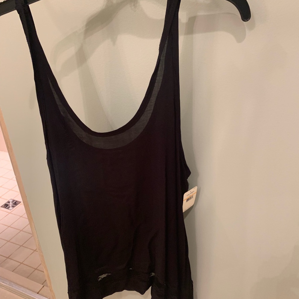 black tank top